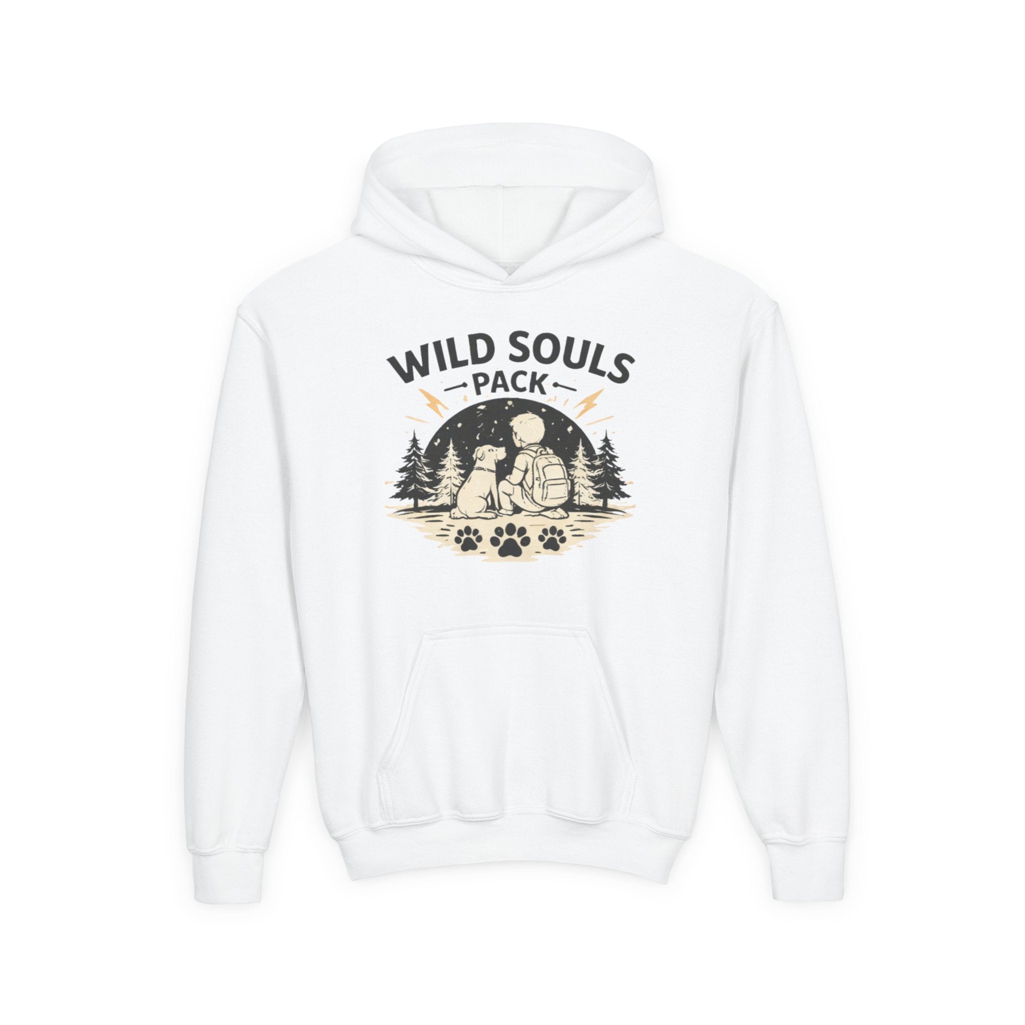 Youth Wild Souls Pack Heavy Blend Hooded Sweatshirt