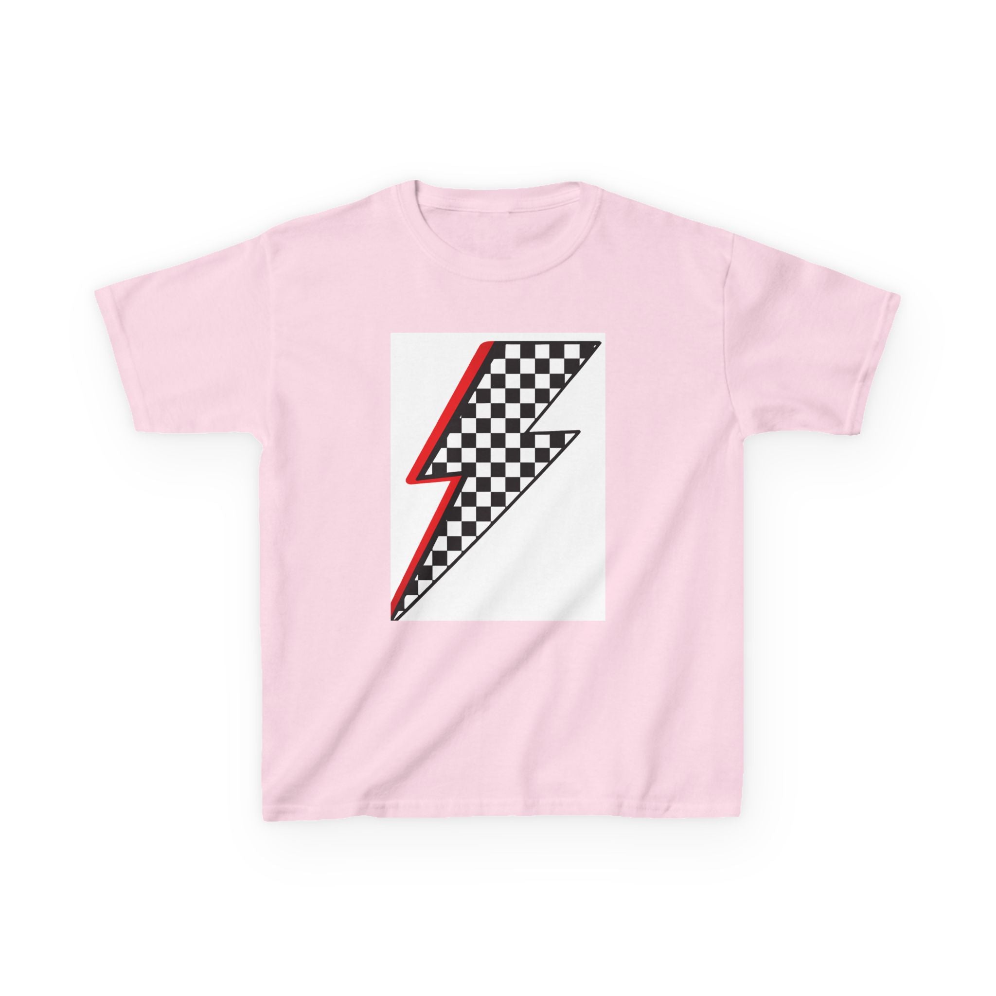 Kids Checkered Lightning Heavy Cotton™ Tee