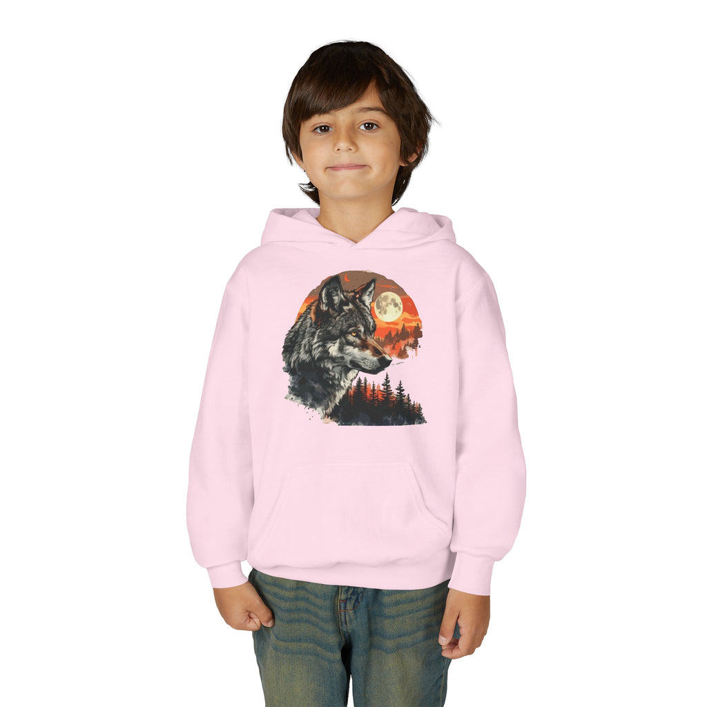 Youth Wild At Heart Heavy Blend Hooded Sweatshirt