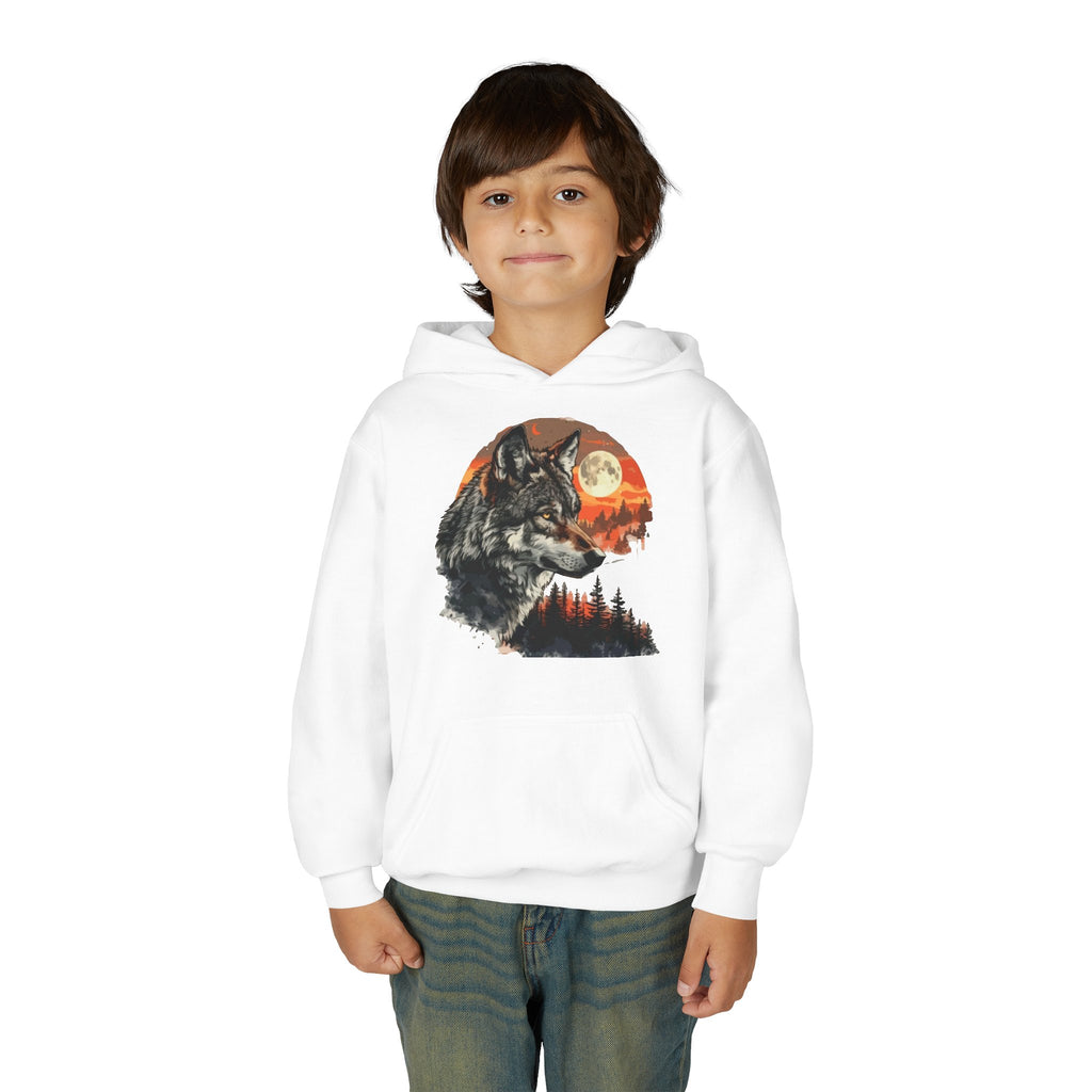 Youth Wild At Heart Heavy Blend Hooded Sweatshirt