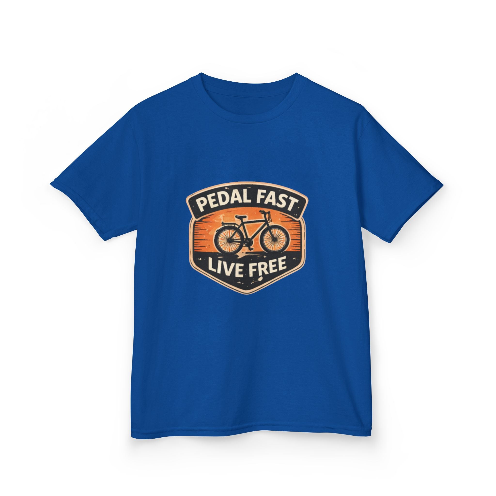 Kids Pedal Fast Live Free Heavy Cotton™ Tee