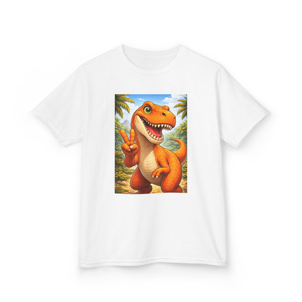 Kids T-rex in Peace Heavy Cotton™ Tee