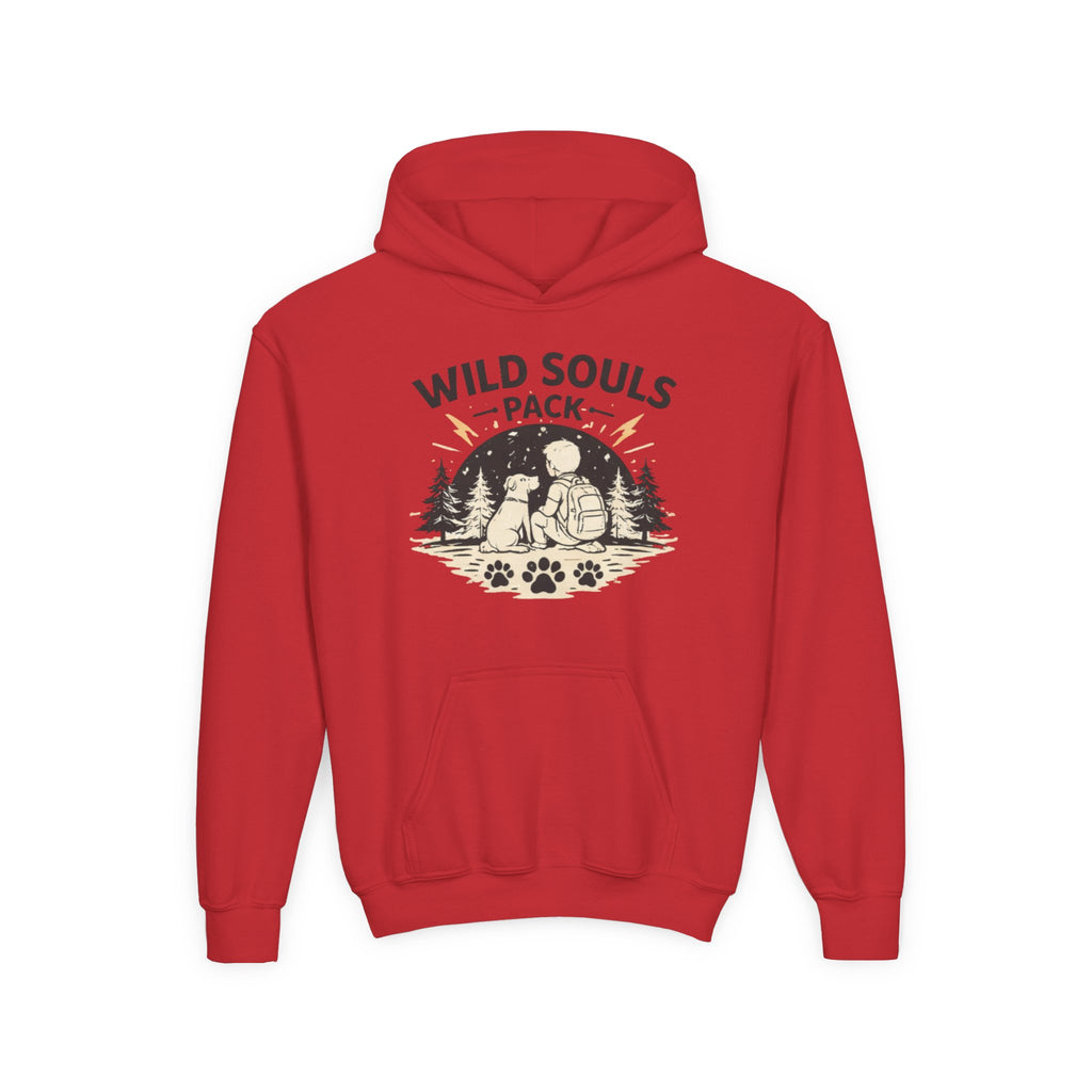 Youth Wild Souls Pack Heavy Blend Hooded Sweatshirt