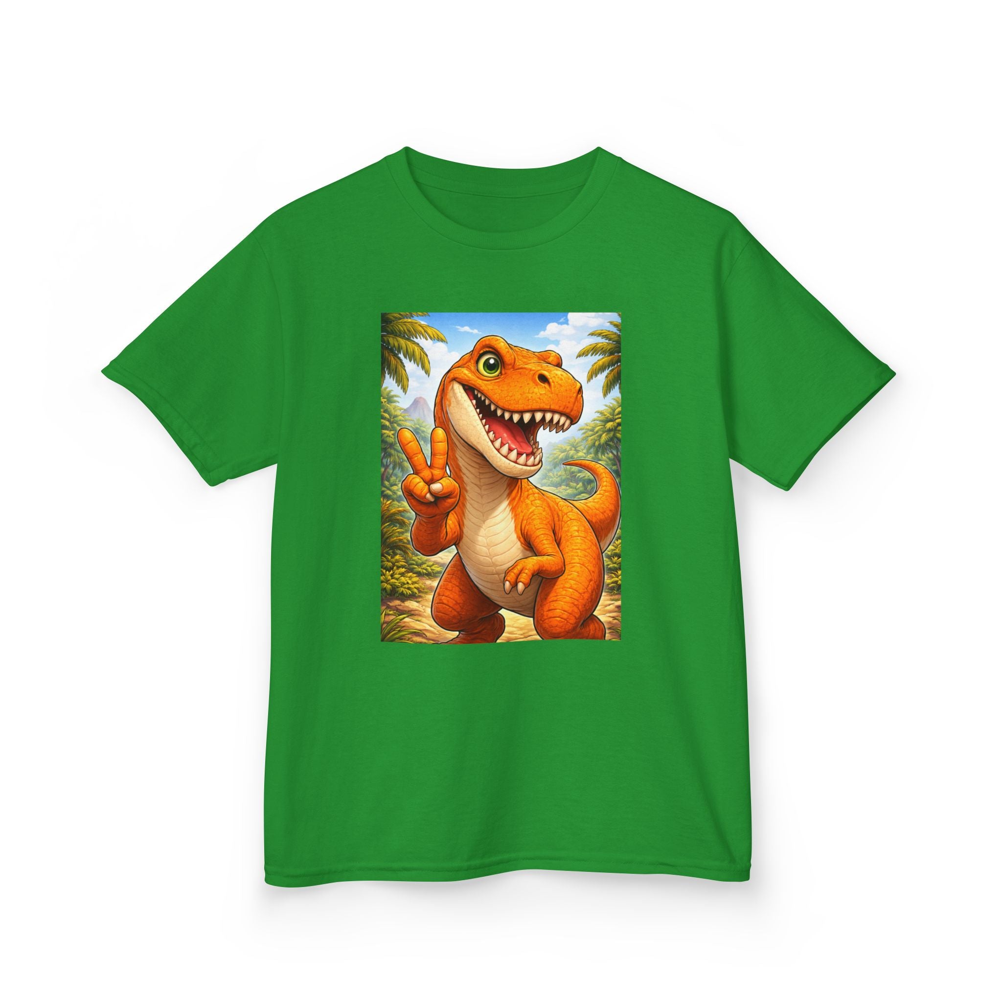 Kids T-rex in Peace Heavy Cotton™ Tee