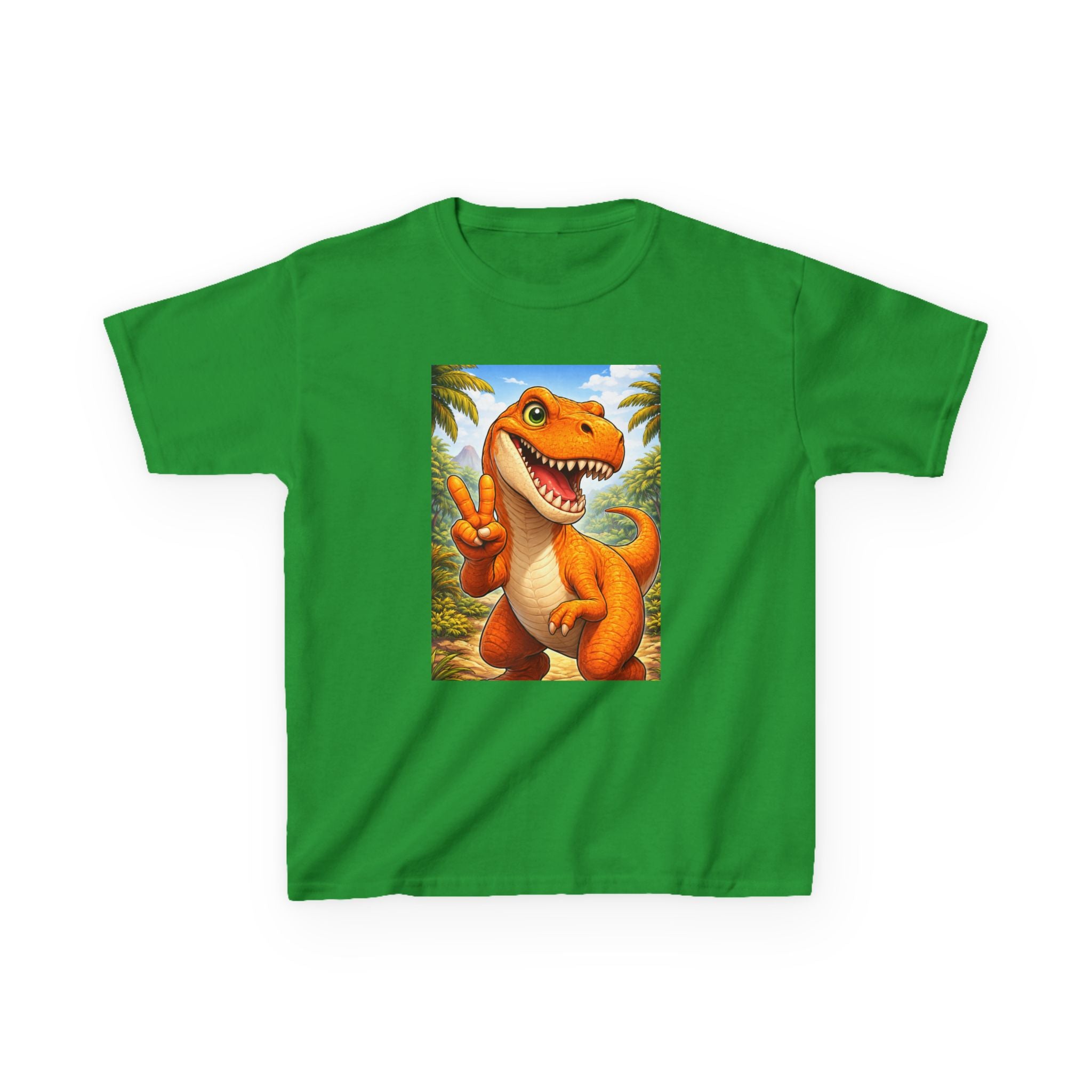 Kids T-rex in Peace Heavy Cotton™ Tee