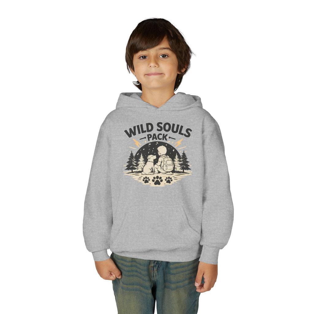 Youth Wild Souls Pack Heavy Blend Hooded Sweatshirt