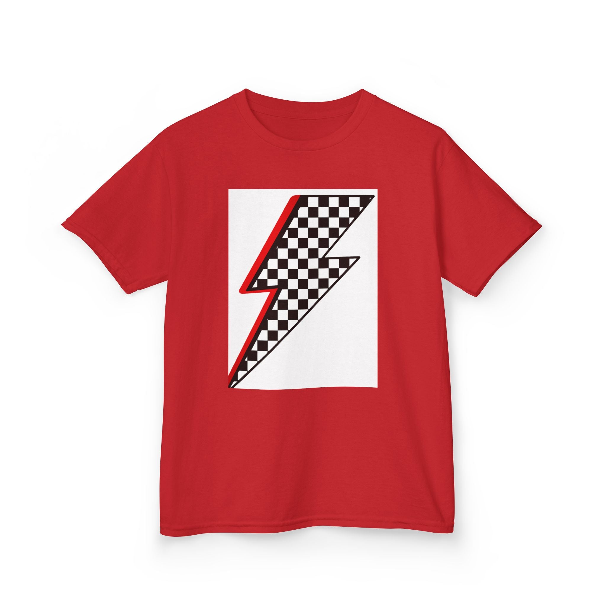 Kids Checkered Lightning Heavy Cotton™ Tee