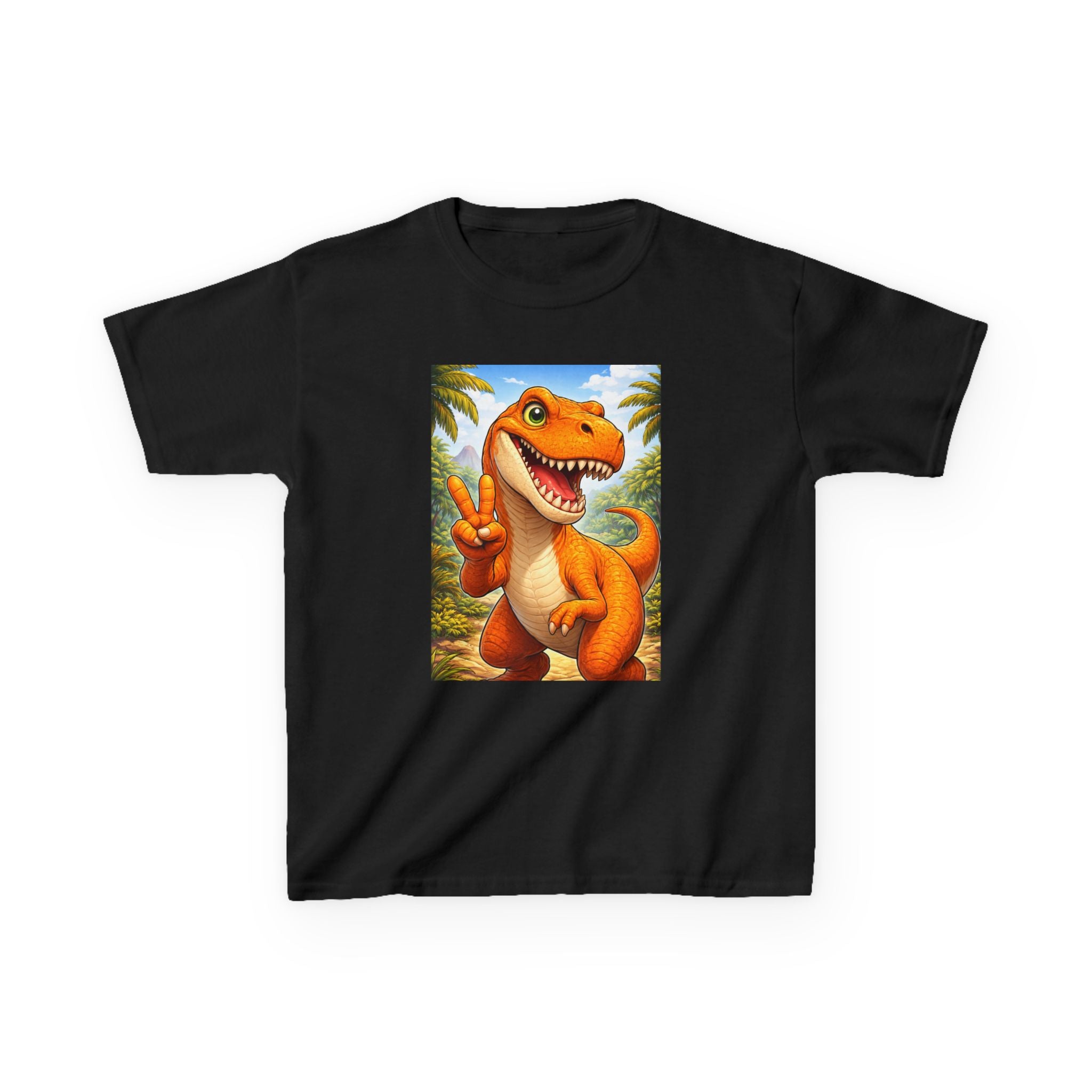 Kids T-rex in Peace Heavy Cotton™ Tee
