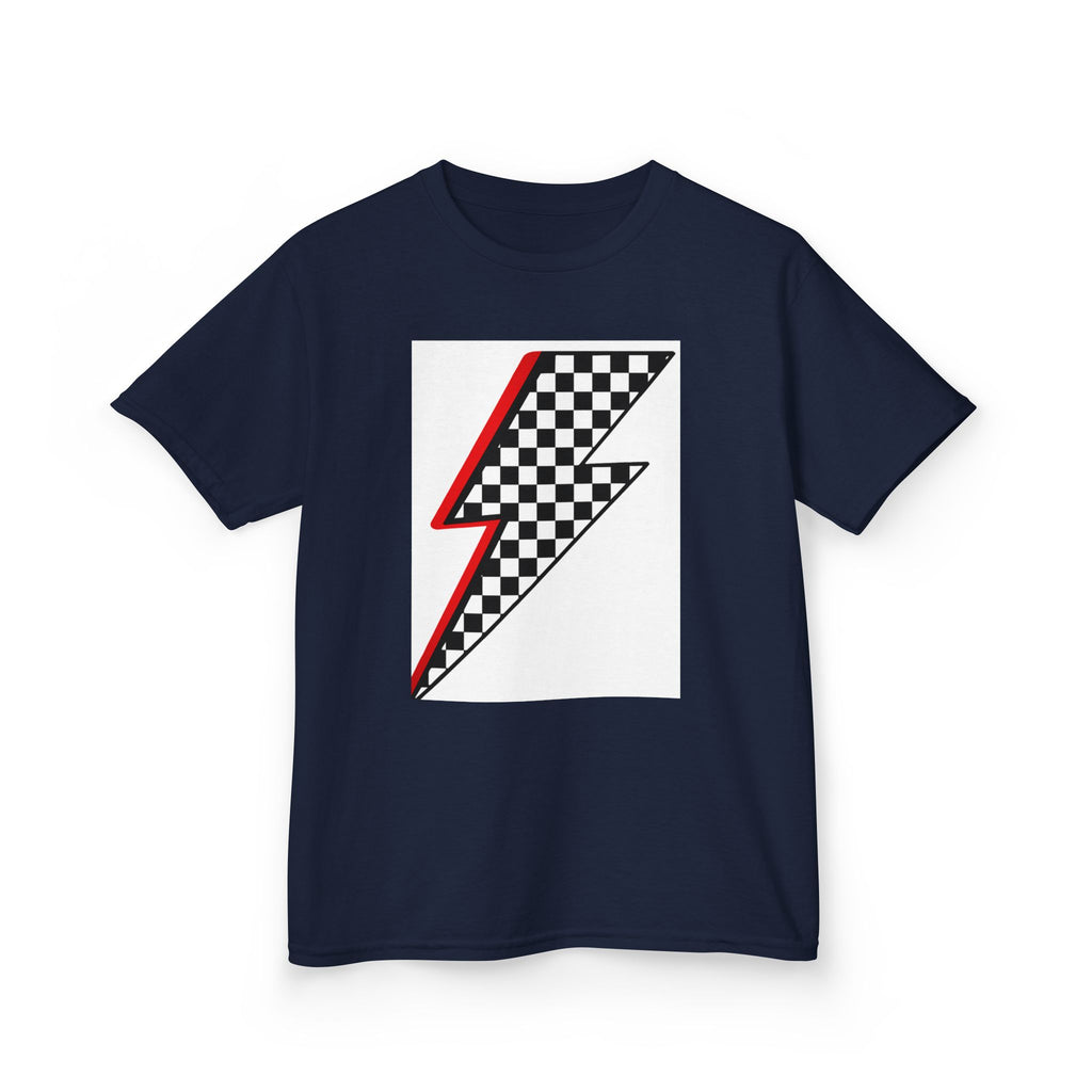 Kids Checkered Lightning Heavy Cotton™ Tee