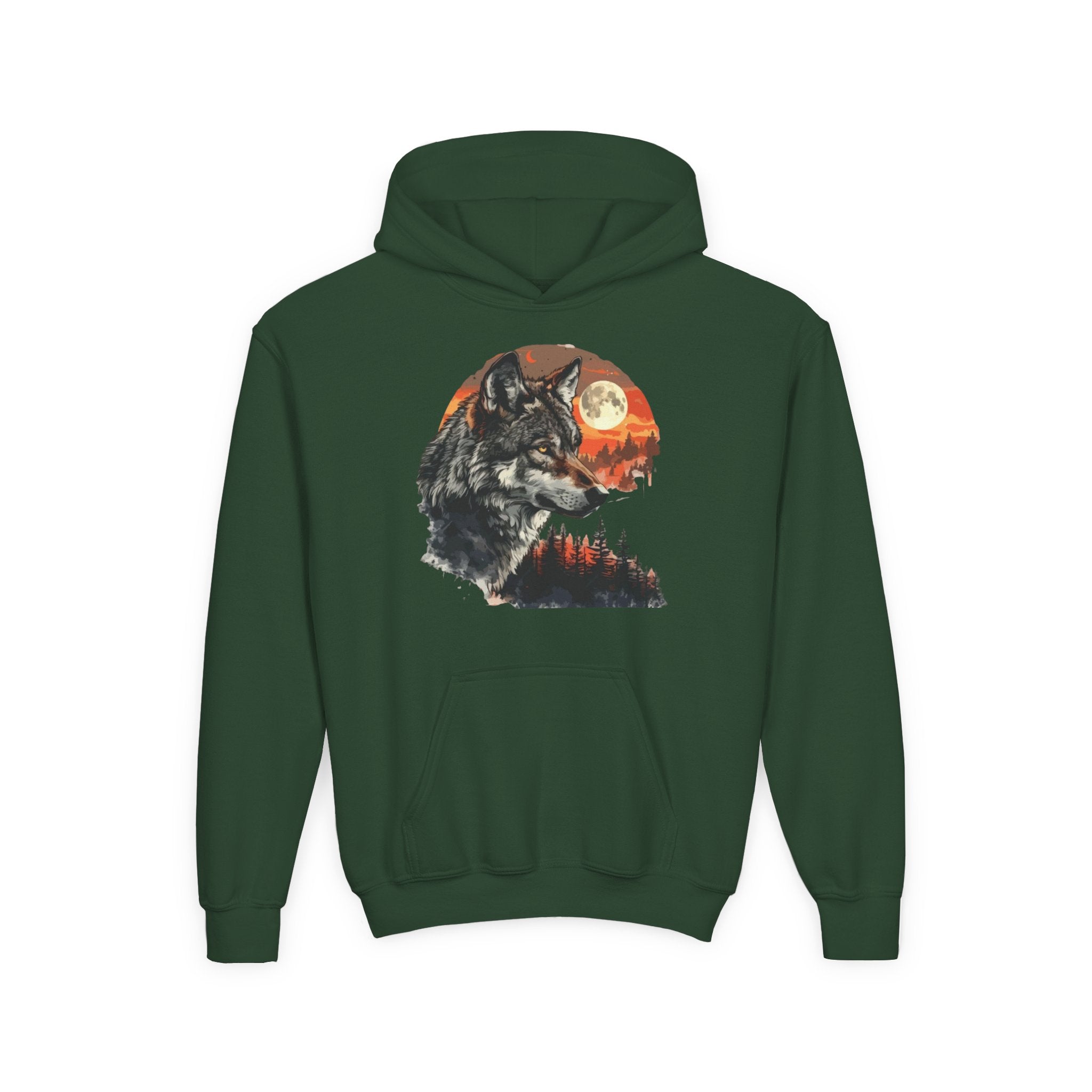 Youth Wild At Heart Heavy Blend Hooded Sweatshirt