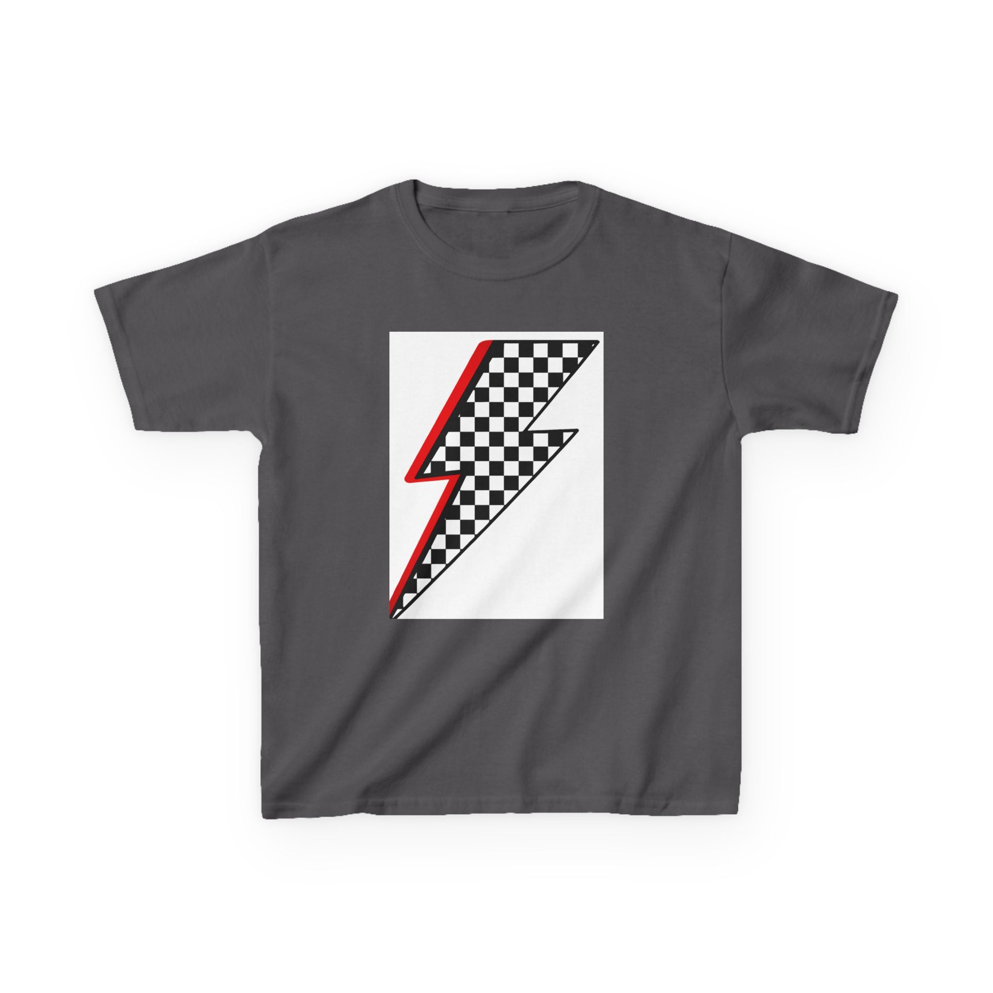 Kids Checkered Lightning Heavy Cotton™ Tee