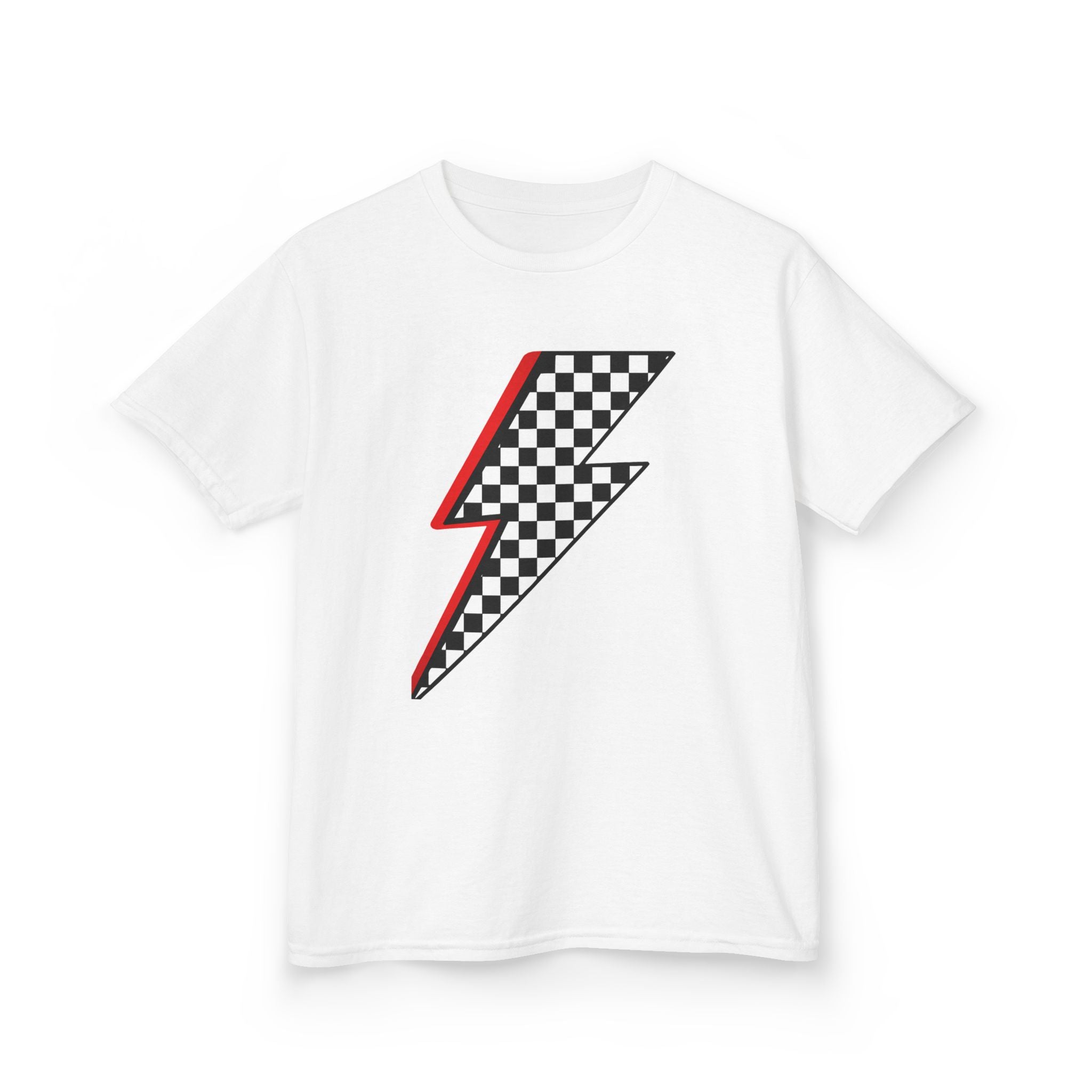 Kids Checkered Lightning Heavy Cotton™ Tee