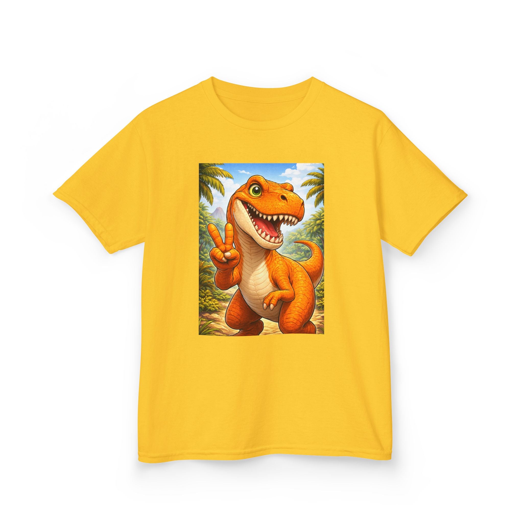 Kids T-rex in Peace Heavy Cotton™ Tee