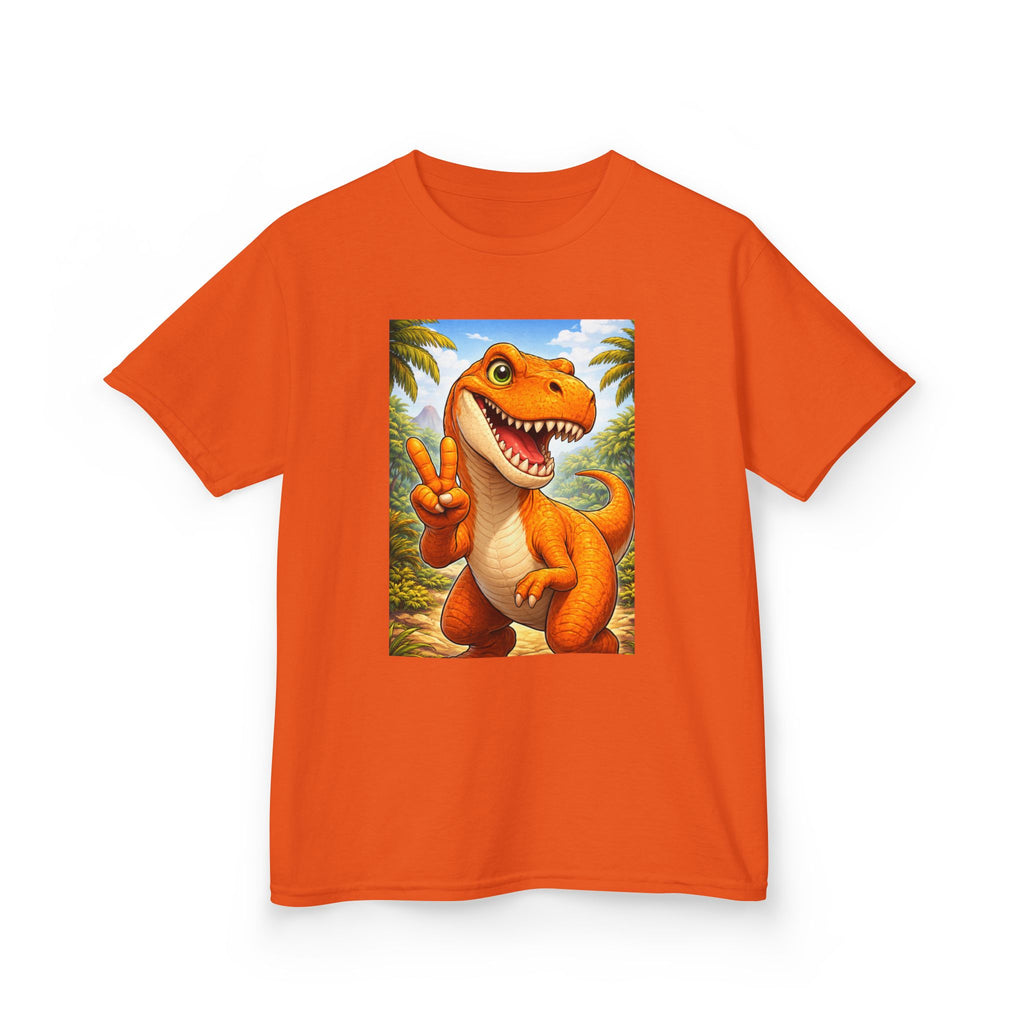 Kids T-rex in Peace Heavy Cotton™ Tee
