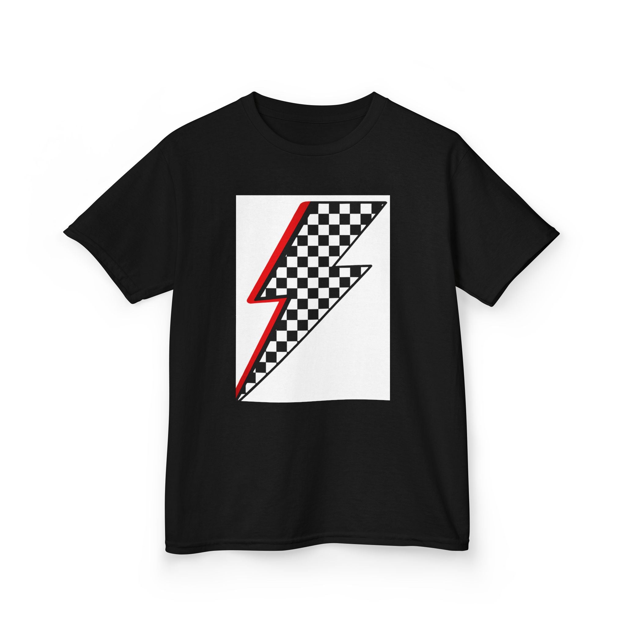 Kids Checkered Lightning Heavy Cotton™ Tee