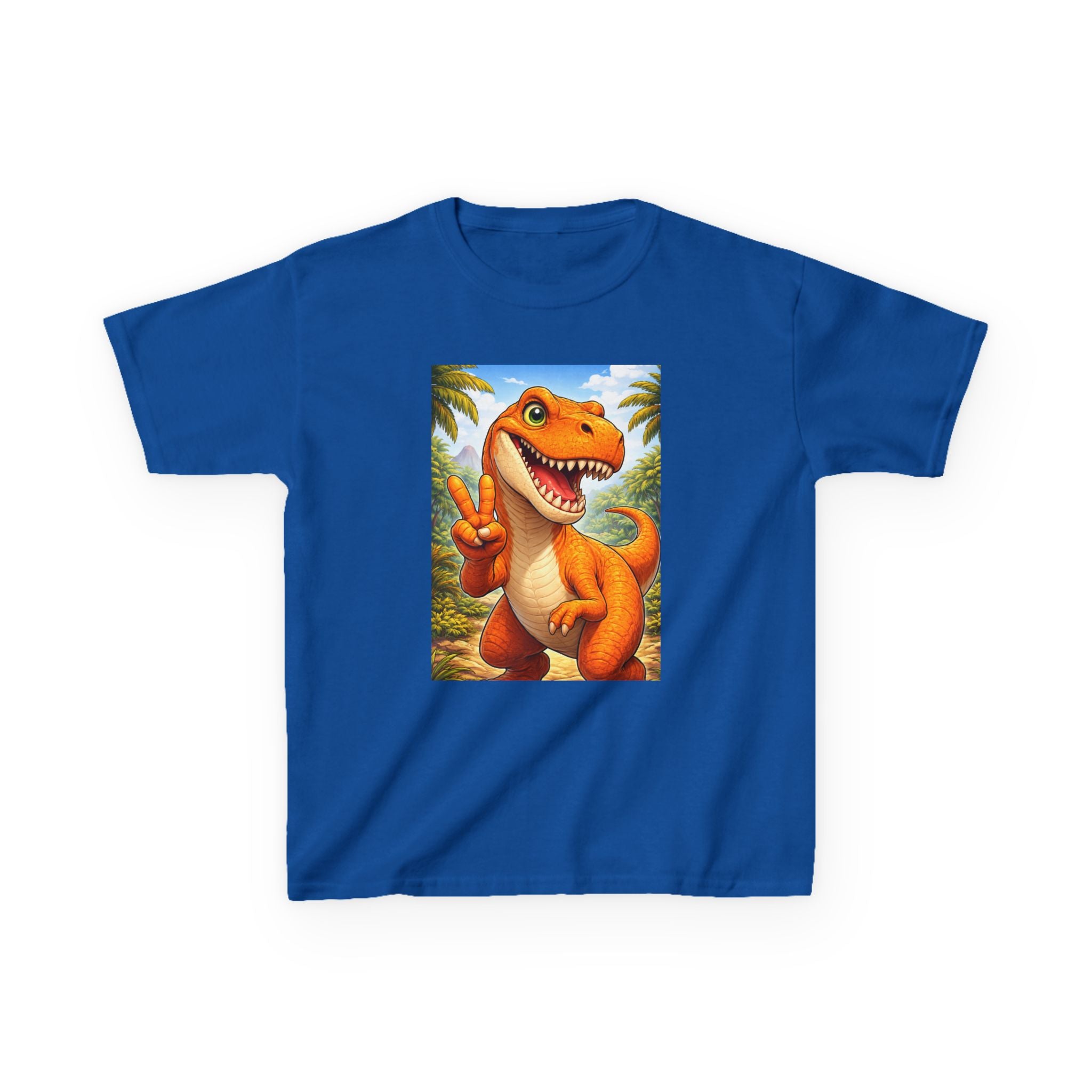 Kids T-rex in Peace Heavy Cotton™ Tee