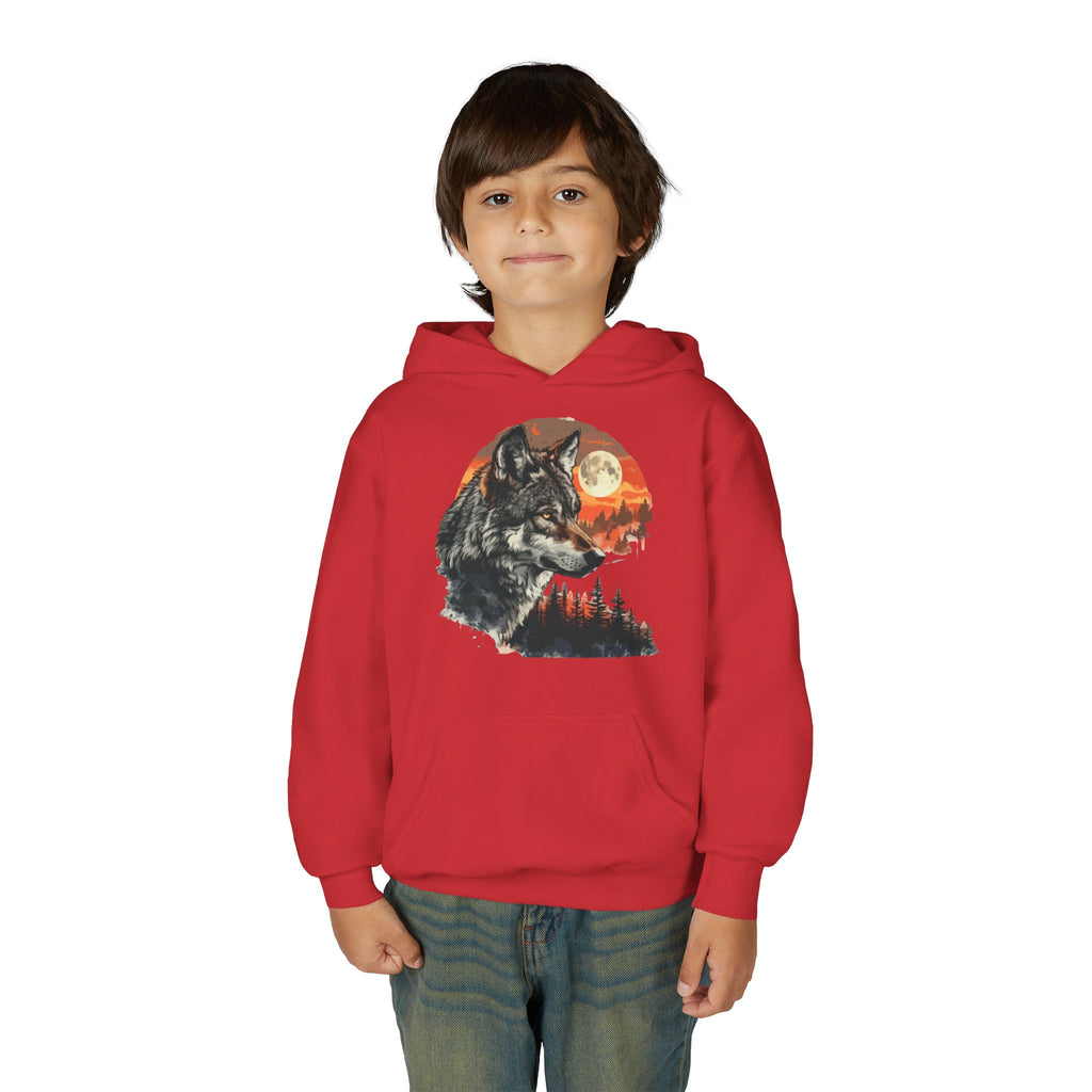 Youth Wild At Heart Heavy Blend Hooded Sweatshirt