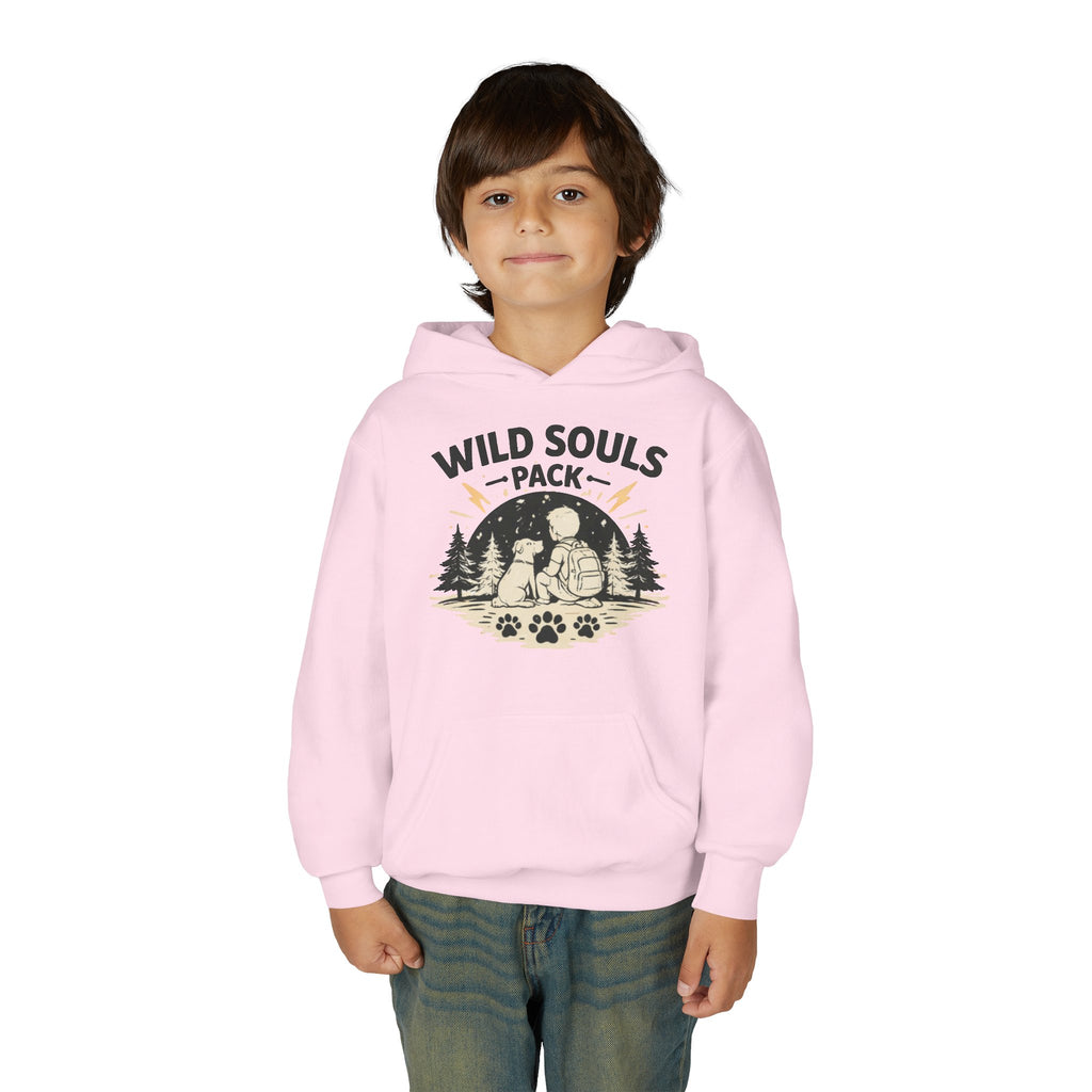 Youth Wild Souls Pack Heavy Blend Hooded Sweatshirt