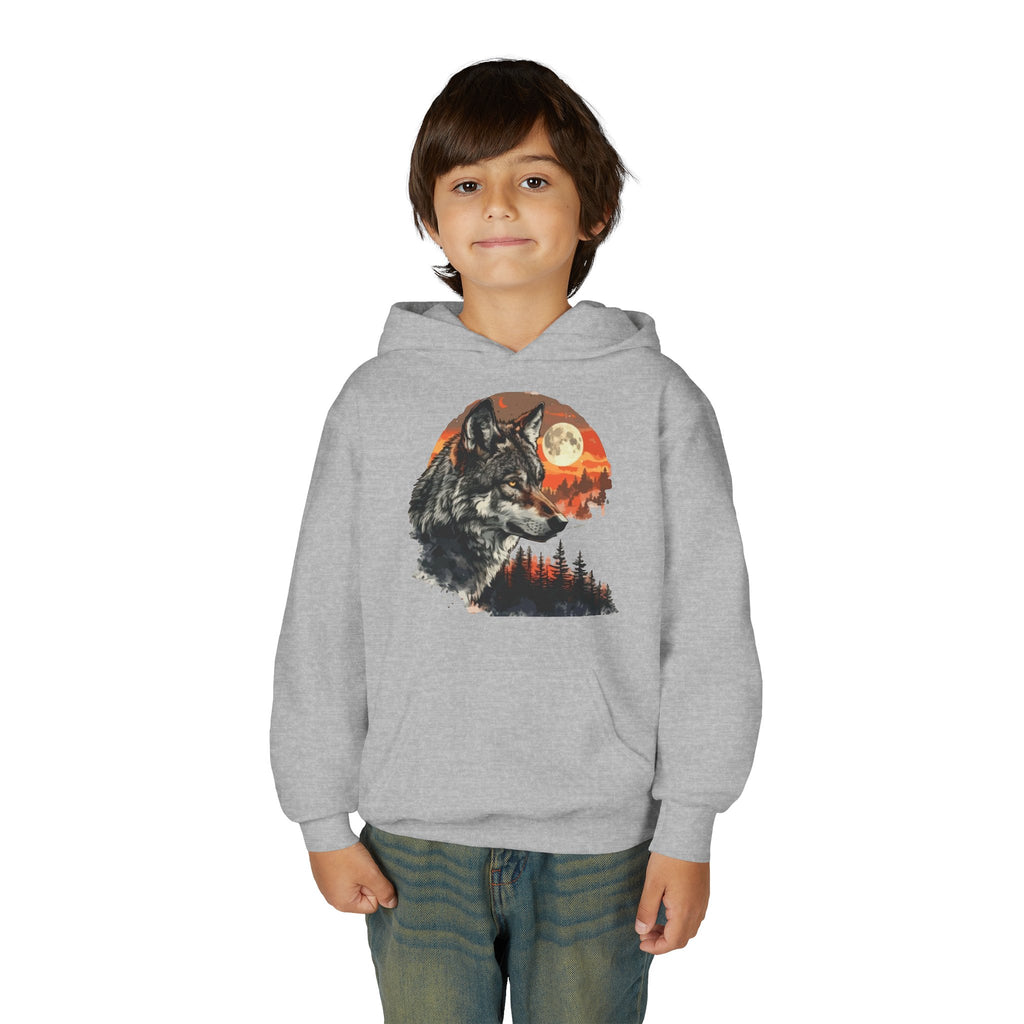 Youth Wild At Heart Heavy Blend Hooded Sweatshirt