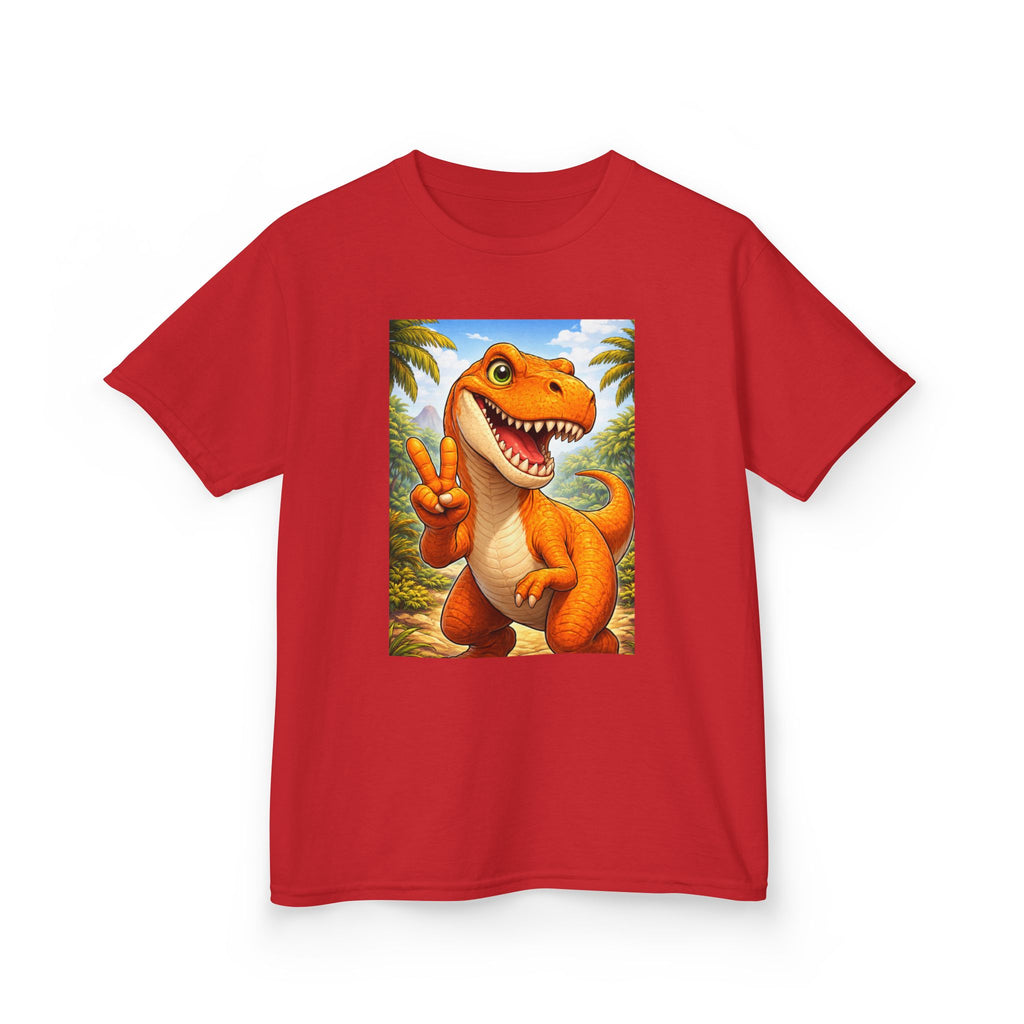 Kids T-rex in Peace Heavy Cotton™ Tee