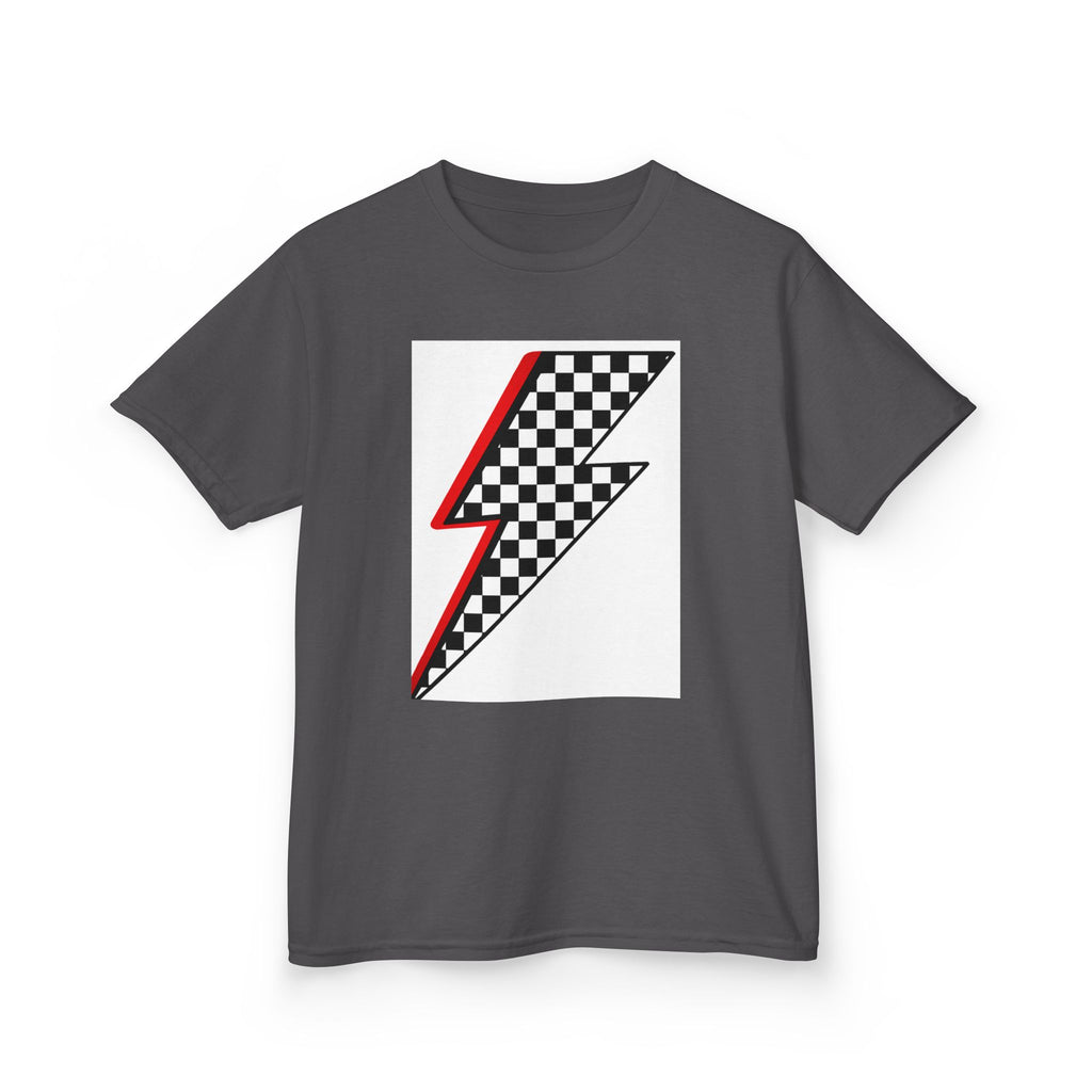 Kids Checkered Lightning Heavy Cotton™ Tee