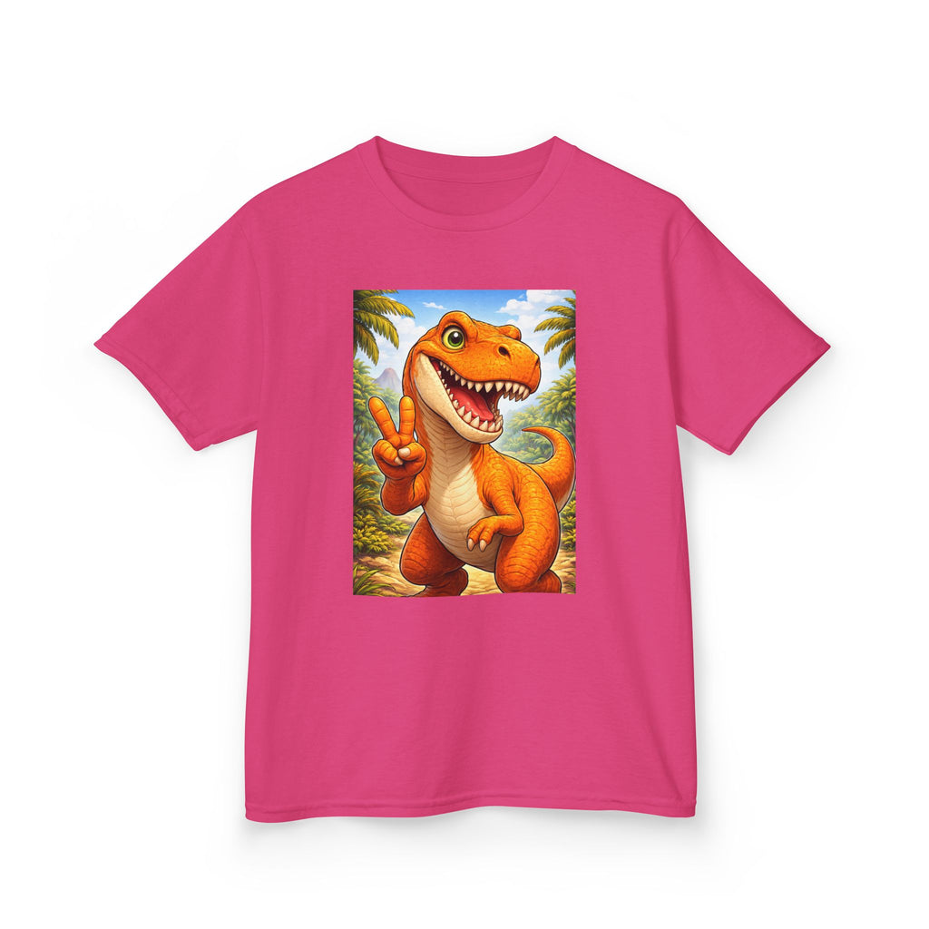 Kids T-rex in Peace Heavy Cotton™ Tee