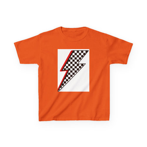 Kids Checkered Lightning Heavy Cotton™ Tee