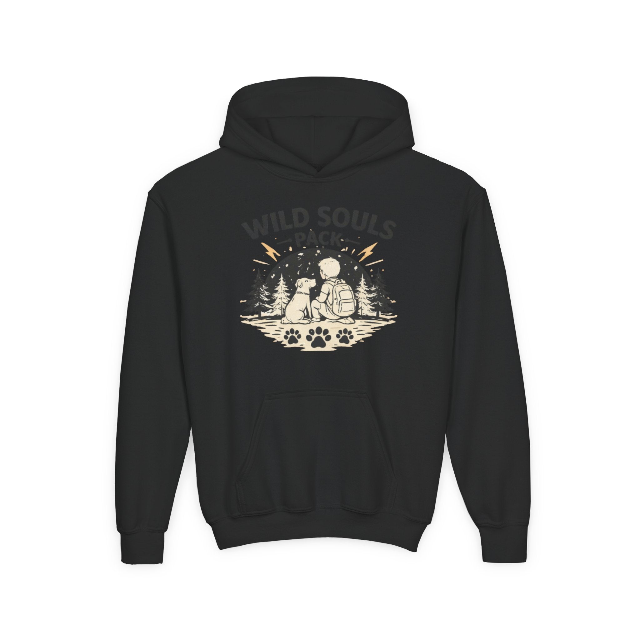 Youth Wild Souls Pack Heavy Blend Hooded Sweatshirt