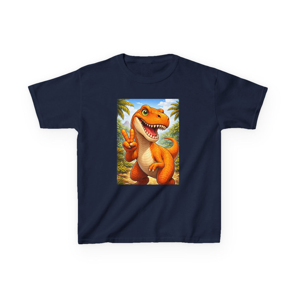 Kids T-rex in Peace Heavy Cotton™ Tee