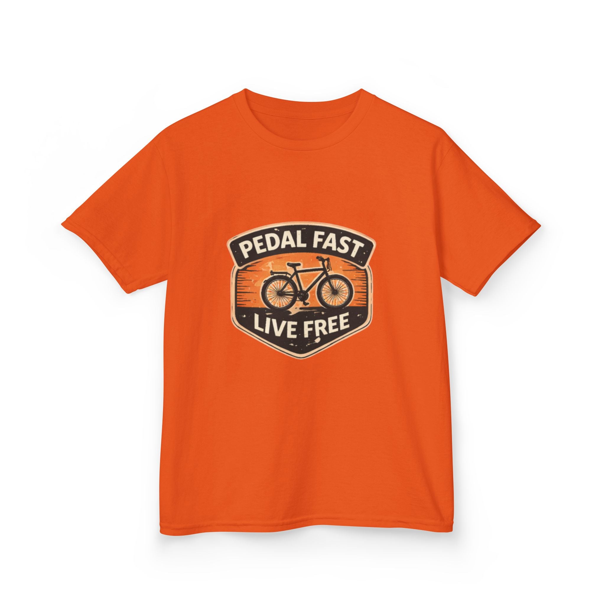 Kids Pedal Fast Live Free Heavy Cotton™ Tee