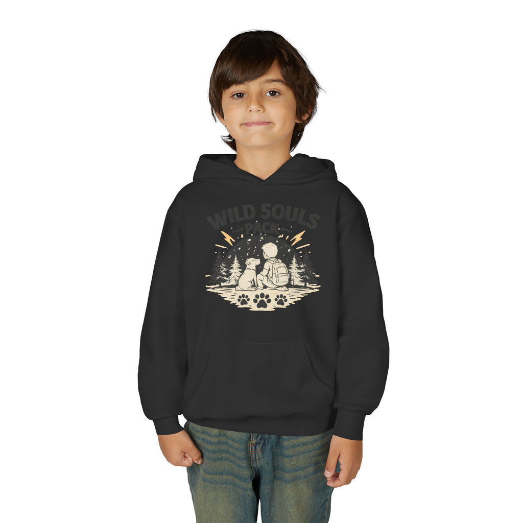 Youth Wild Souls Pack Heavy Blend Hooded Sweatshirt