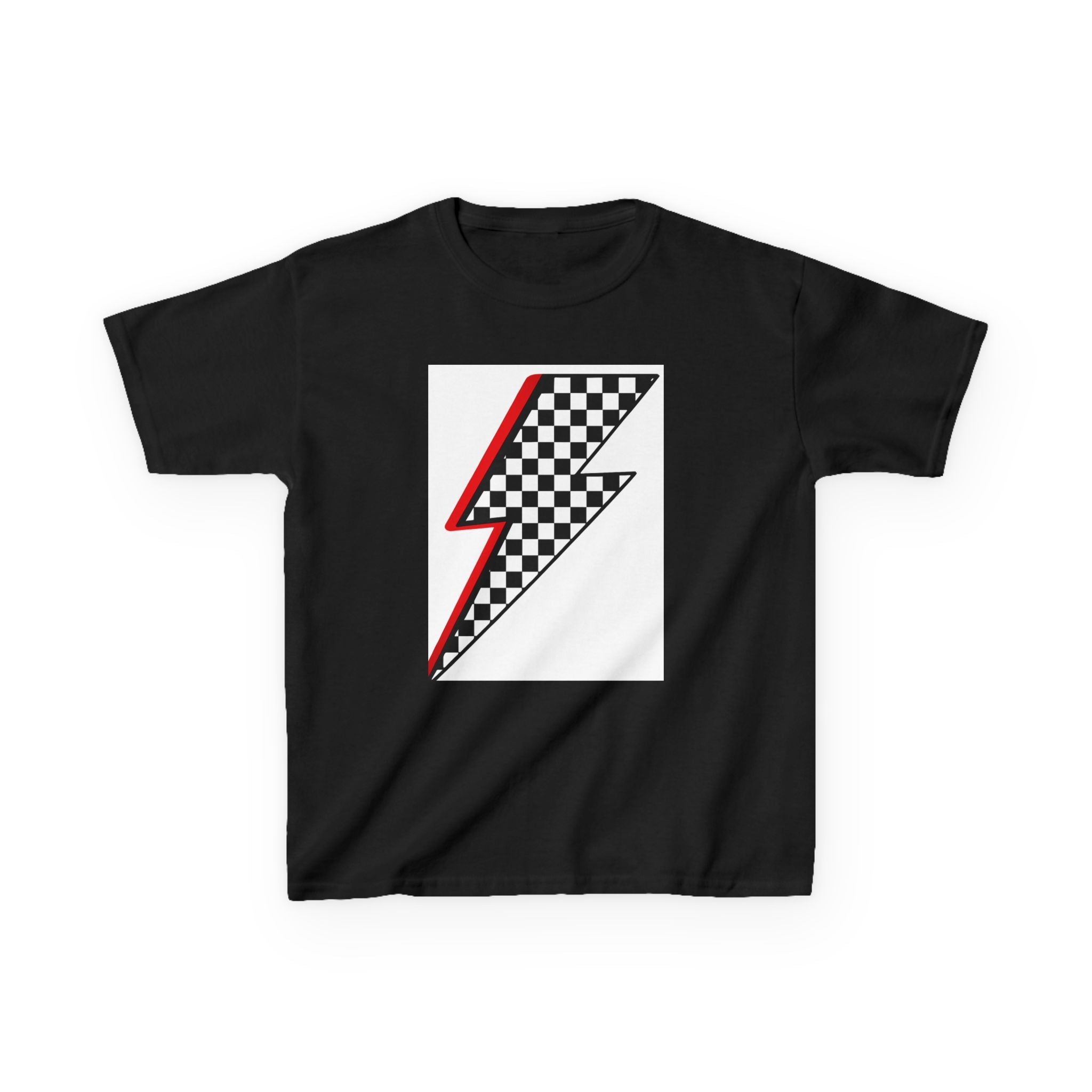 Kids Checkered Lightning Heavy Cotton™ Tee
