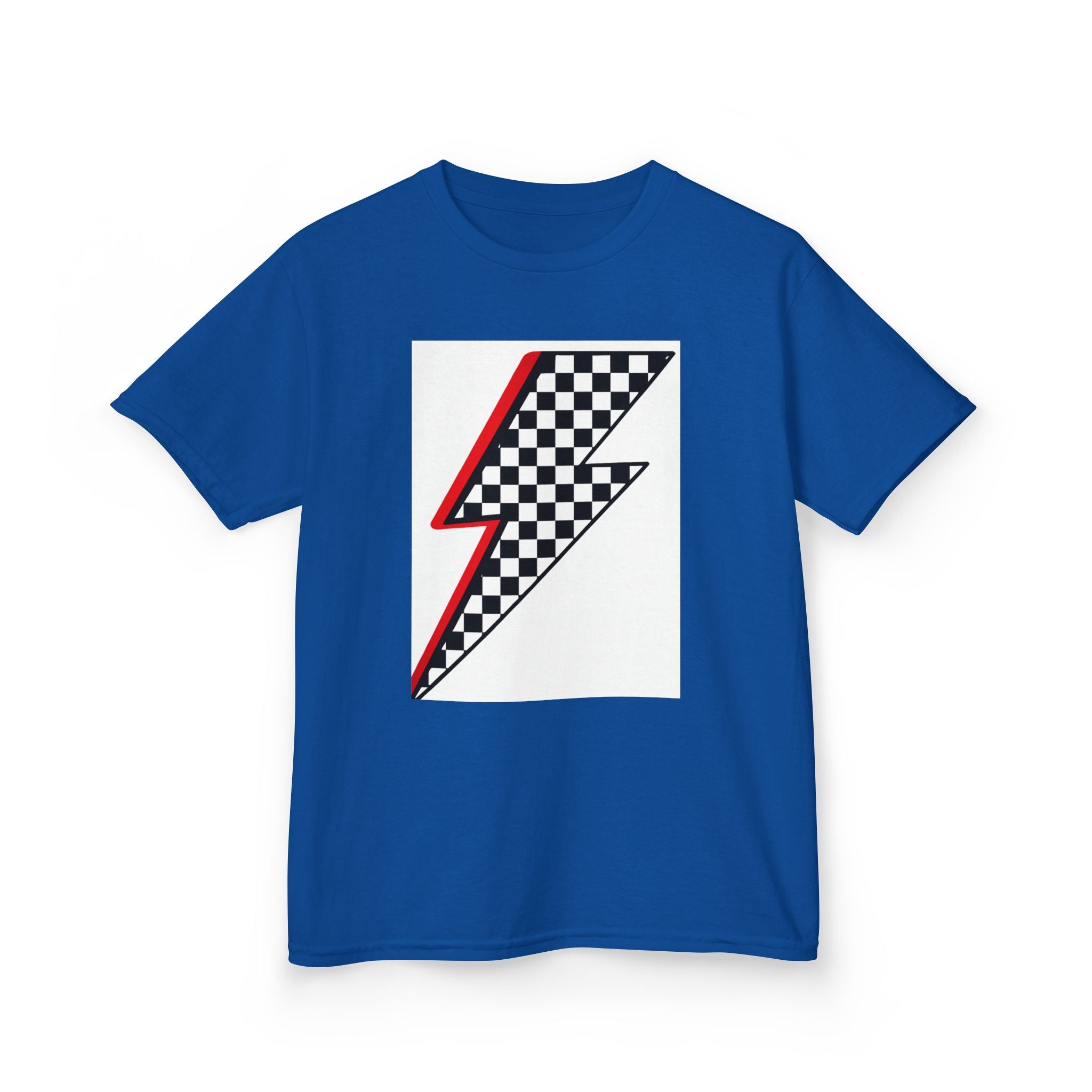 Kids Checkered Lightning Heavy Cotton™ Tee