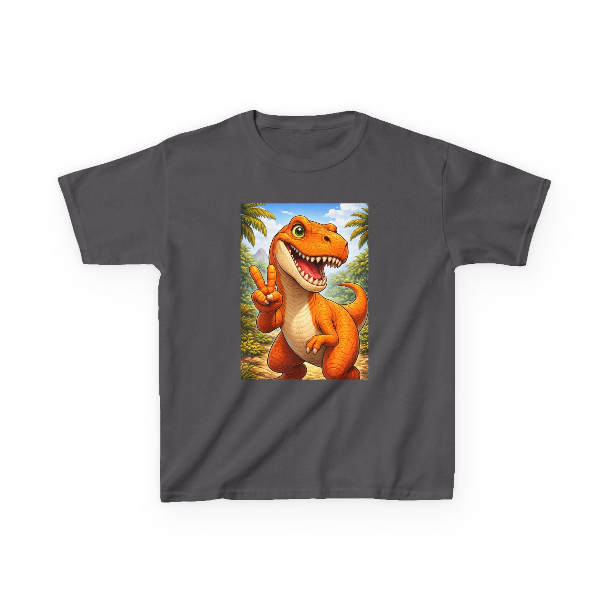 Kids T-rex in Peace Heavy Cotton™ Tee