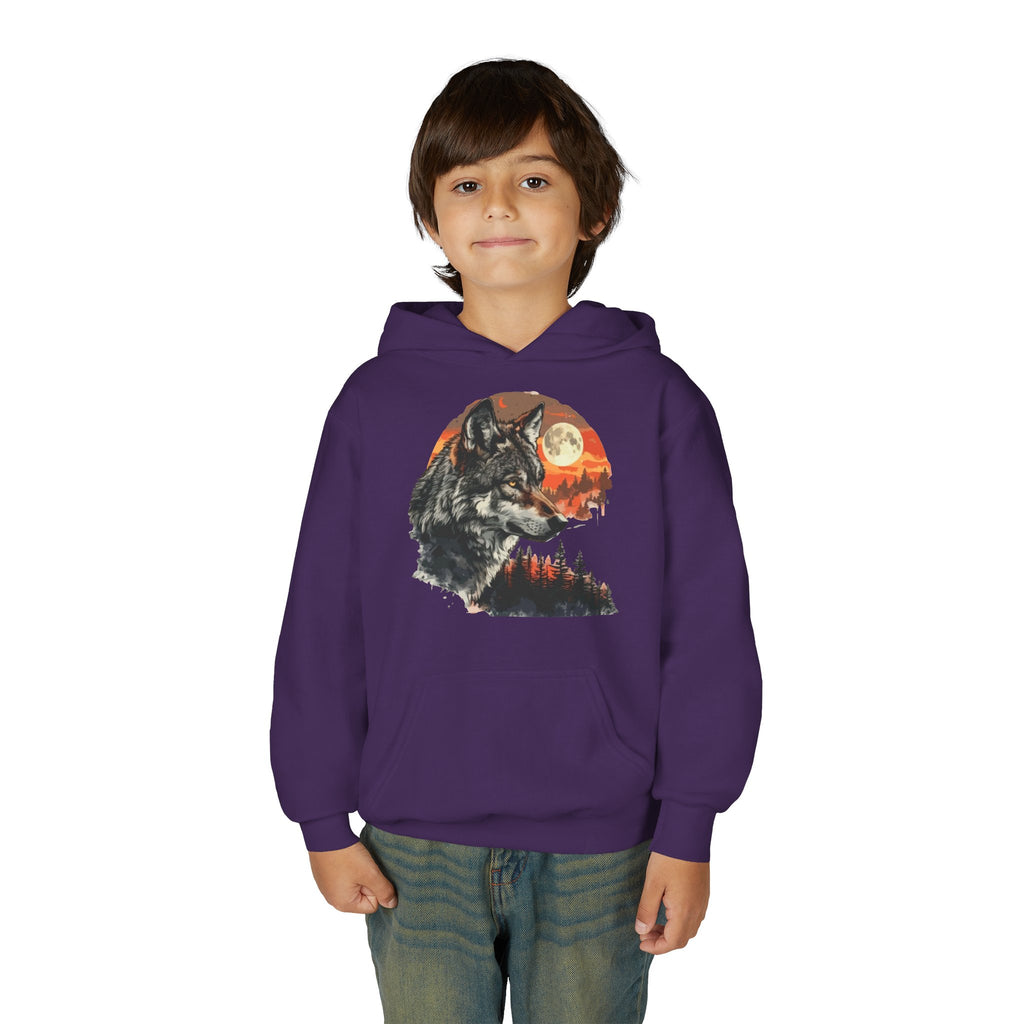 Youth Wild At Heart Heavy Blend Hooded Sweatshirt