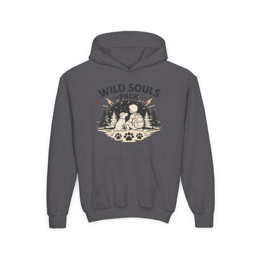 Youth Wild Souls Pack Heavy Blend Hooded Sweatshirt