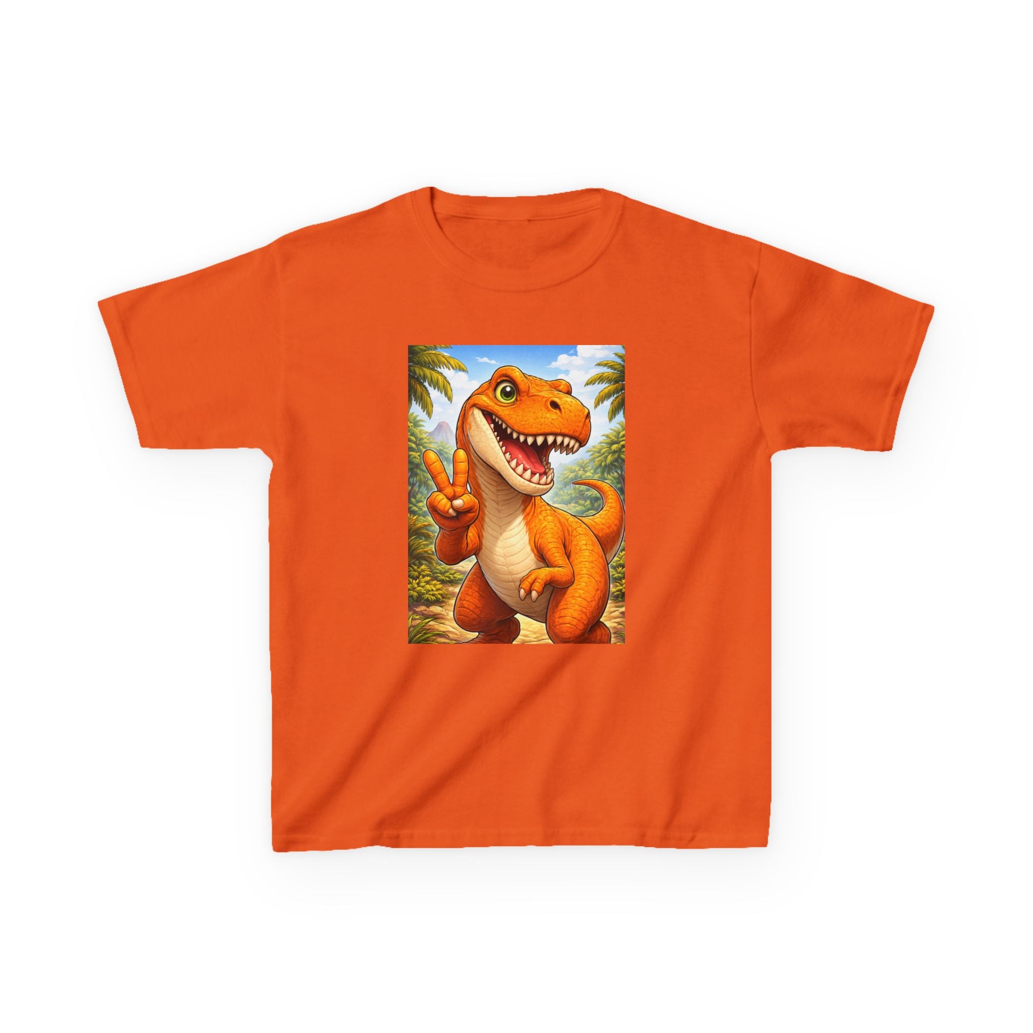 Kids T-rex in Peace Heavy Cotton™ Tee