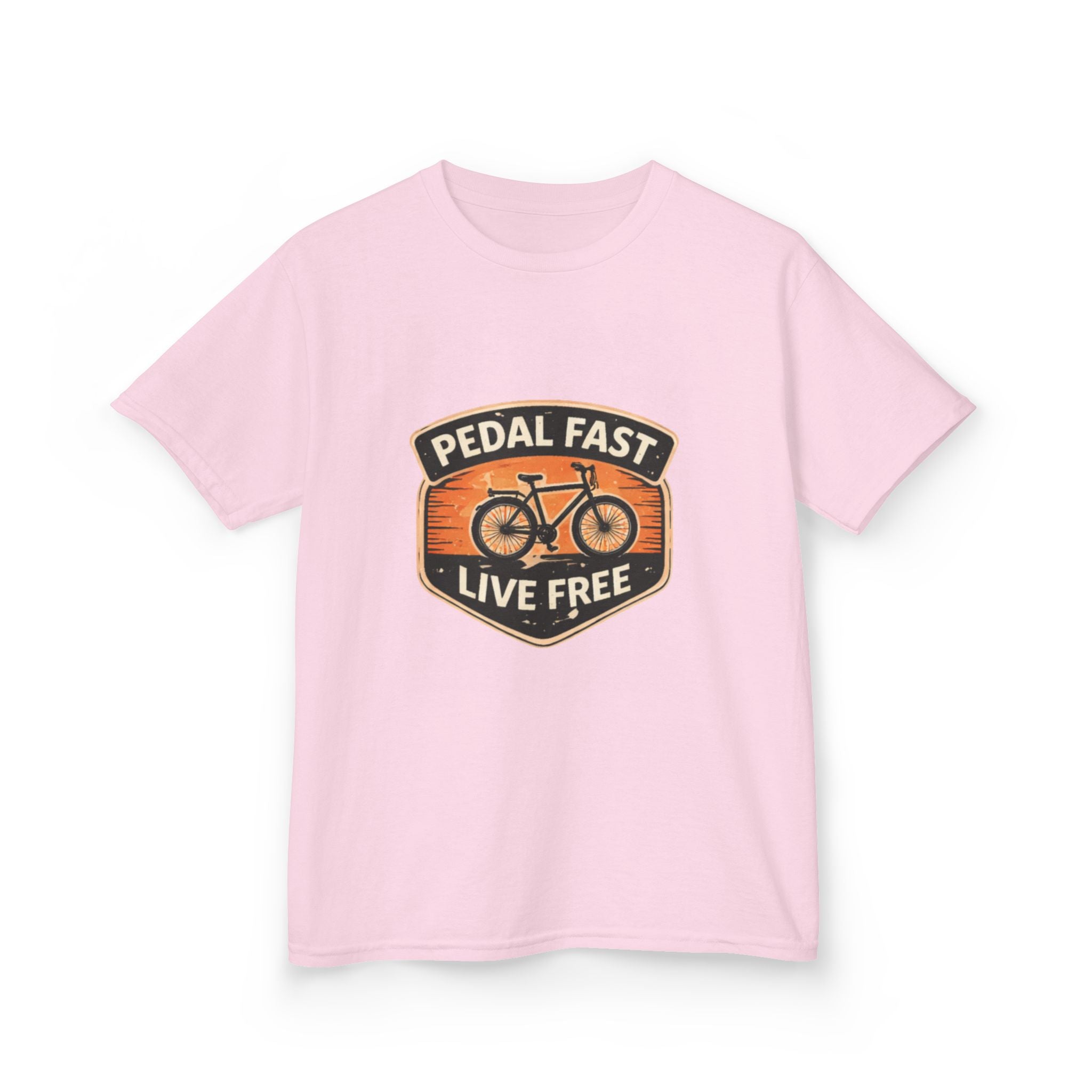 Kids Pedal Fast Live Free Heavy Cotton™ Tee