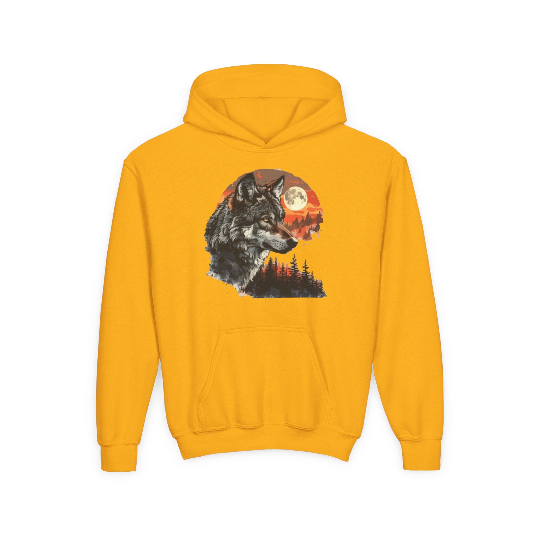 Youth Wild At Heart Heavy Blend Hooded Sweatshirt