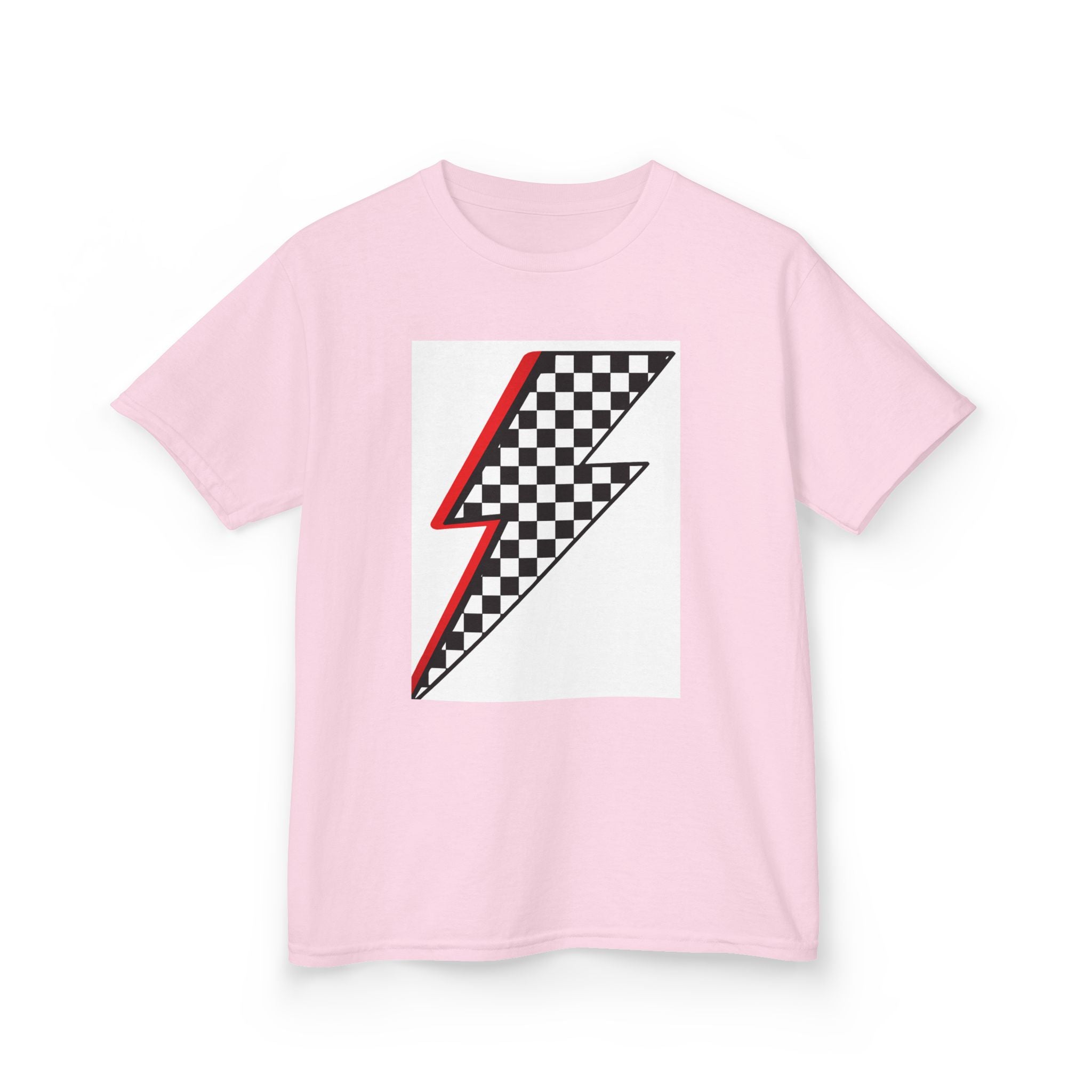 Kids Checkered Lightning Heavy Cotton™ Tee